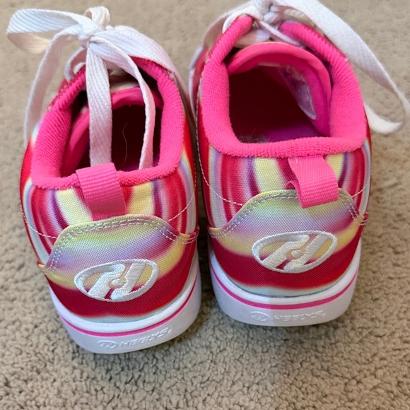 Heelys Kids' Vibrant Pink and Yellow Sneakers - Picture 4 of 5